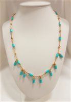 Collana Venerio Donna in Argento Pasta di turchese COE5LN0276 - COE5LN0276